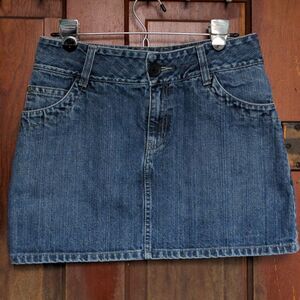 2 for $20 H&M Stonewashed Cotton Denim Jean Mini-Skirt Sz 6
